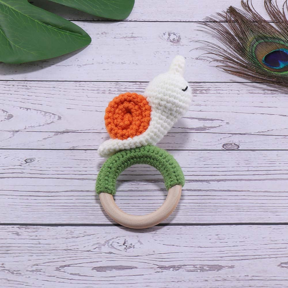 Baby Rattle Hand Woven Cartoon Animal Bracelet Newborn Soothing Doll d352ddd7 f1a2 42b4 a323 268ba7c22e0f