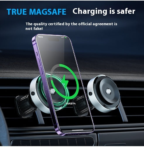 Intelligent Mobile Phone Holder Double-Sided Car Mount Magnetic Universal Adsorption Bracket Vacuum Adsorption Stable For Phone - 图片 6