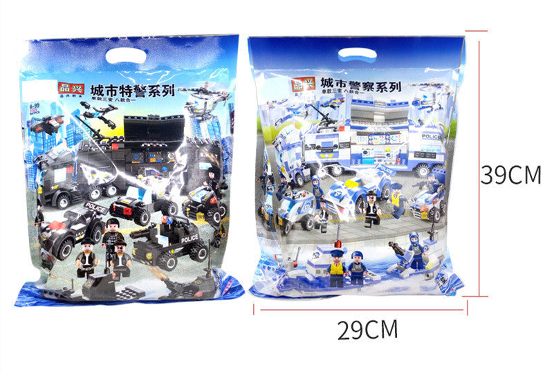 City Police Series Kindergarten Assembly Building Blocks d38ba440 85a4 4278 a095 1bd12c278078