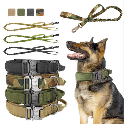 Pet Tactical Dog Collar And Leash Set, Adjustable Military Nylon Dog Collar d3bf522e 7c74 4771 8ec0 cf3331fbd497