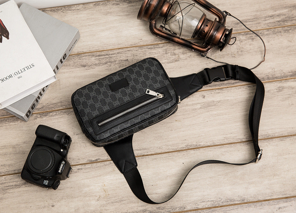 Men's Belt Vintage Letter Print Shoulder Crossbody Bag d3c14f82 36e5 409b ab90 b553c614cddf