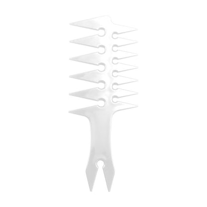 Men's Retro Electroplating Double-sided Oil Head Texture Comb Barber Big Back HeadHead Wide Tooth Fluffy Shape Comb d3c198ee 