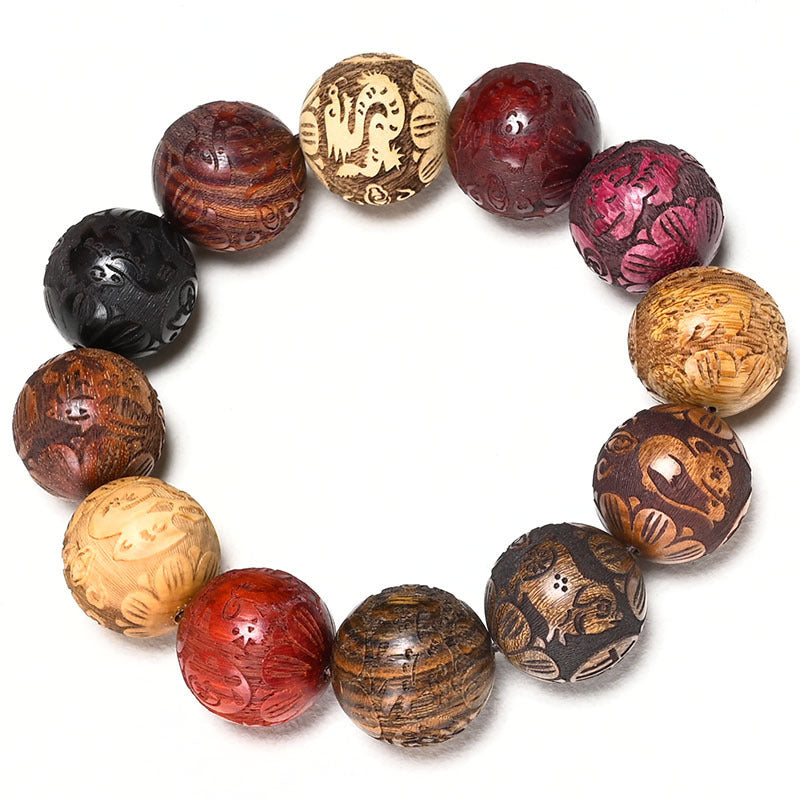 National Style Wooden Beaded Bracelet Bracelets 108 PCs d3db72fc 61e9 400b b3a0 c7fc41187b80
