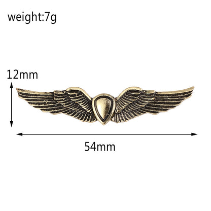 Golden M Badge Oil Drip Brooch d3fbe59e 79b3 4b96 bd74 20704d380d5d