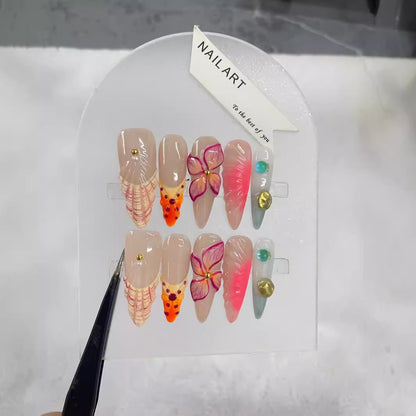 Hand-painted Three-dimensional Carved High Class Elegant Hand-worn Armor Hand-made d3fd2c6e 92e5 429b 8678 01b55943f392