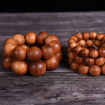 Arborvitae Bracelets Taihang Mountain Yabei Taihang Material Buddha Beads Bracelet Taihang Chenhua Water Wave Buddha Beads d4