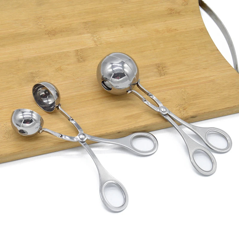 Meatball Maker Tool Clip Fish Meat Rice Ball Making Mold Tools Stainless Steel Meat Baller Tongs Kitchen Gadgets d4030f36 e84