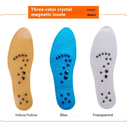 Memory Foam Magnetic Shoe Insole 18 Magnets