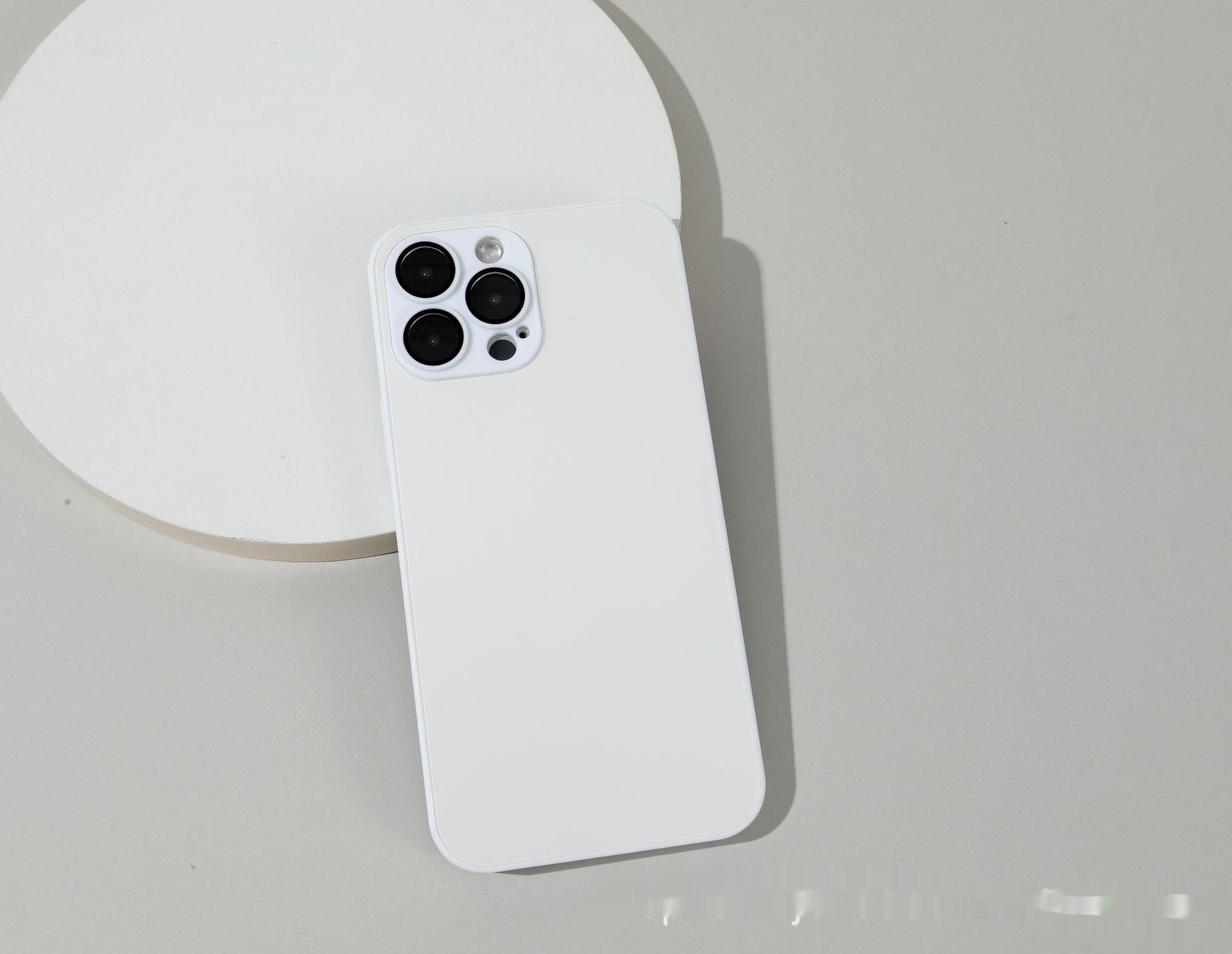 Frosted Glass Primary Color Comes With Lens Protector Phone Case - 图片 10