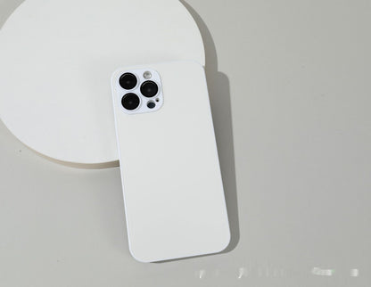 Frosted Glass Primary Color Comes With Lens Protector Phone Case - 图片 10