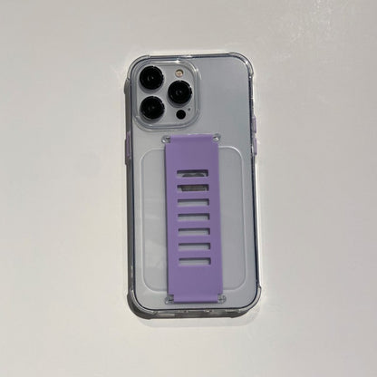 Transparent Case Wrist Strap Bracket Non-slip Phone Case - 图片 10