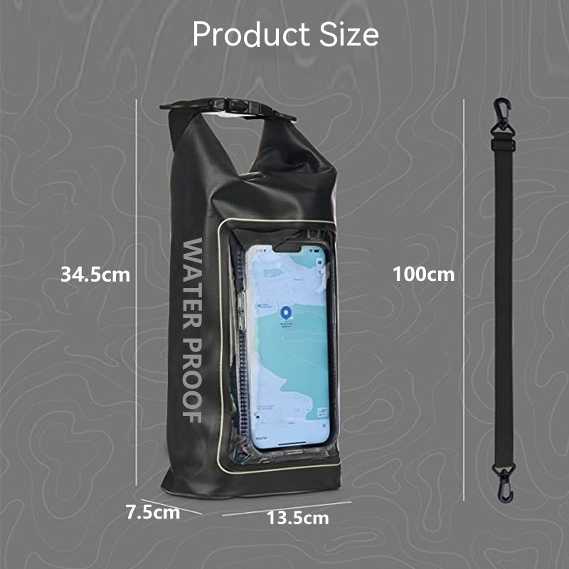 2L Water-proof Outdoor Crossbody Mobile Phone PVC Swimming Water-proof Bag - HD Wireless Product #3