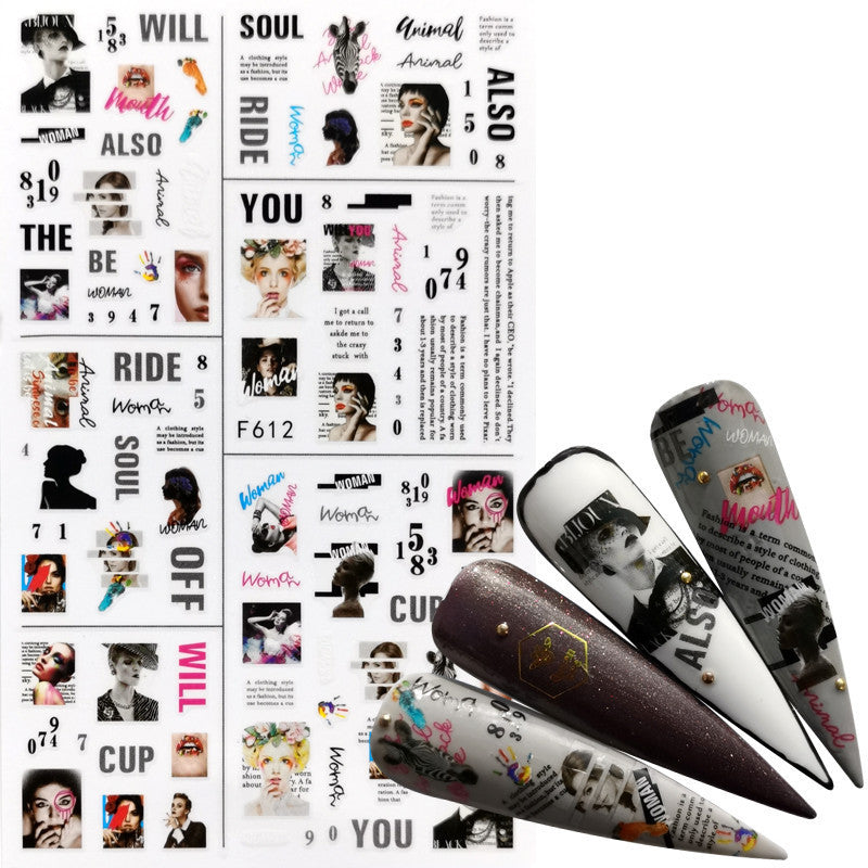 Japanese Three-dimensional 5D Embossed Nail Stickers d4715245 27d0 4553 9ac3 00d6080ce9d1
