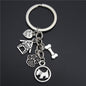 Small Animal Pet Dog Heart Keychain d481b791 163e 45a8 9292 7c0c40f69425