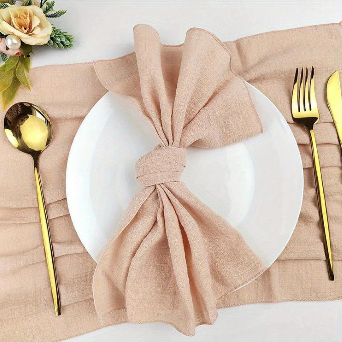 Napkin Batiste Cloth Wedding Party Western-style Placemat Table Decoration d485af50 f60d 4112 b09a bf0a87f5a96f