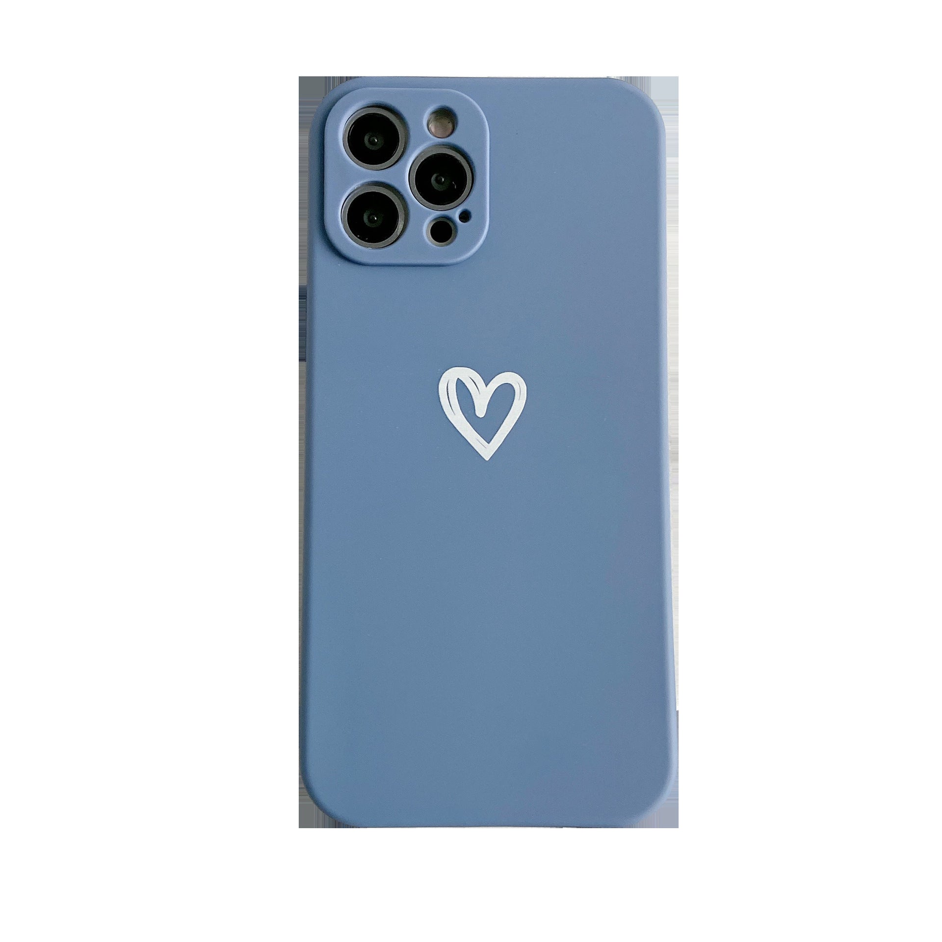 Simple Love Fine Hole Soft Shell Straight Edge Phone Case - 图片 6
