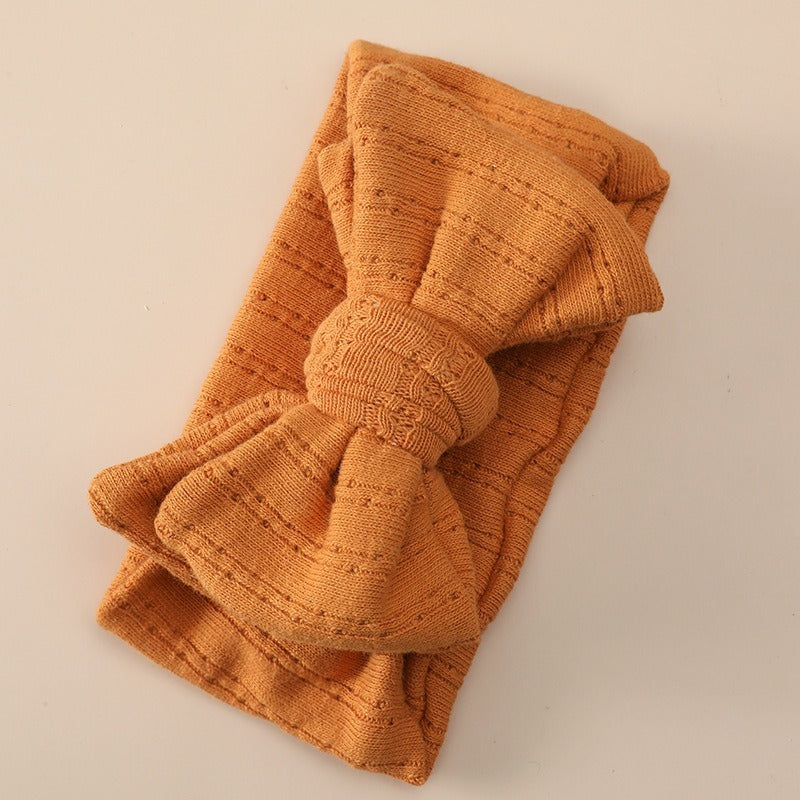 Cute Bowknot Cotton Elastic Baby Hair Band d49d5960 e47c 4eb0 bfcf 900dcbef4e97