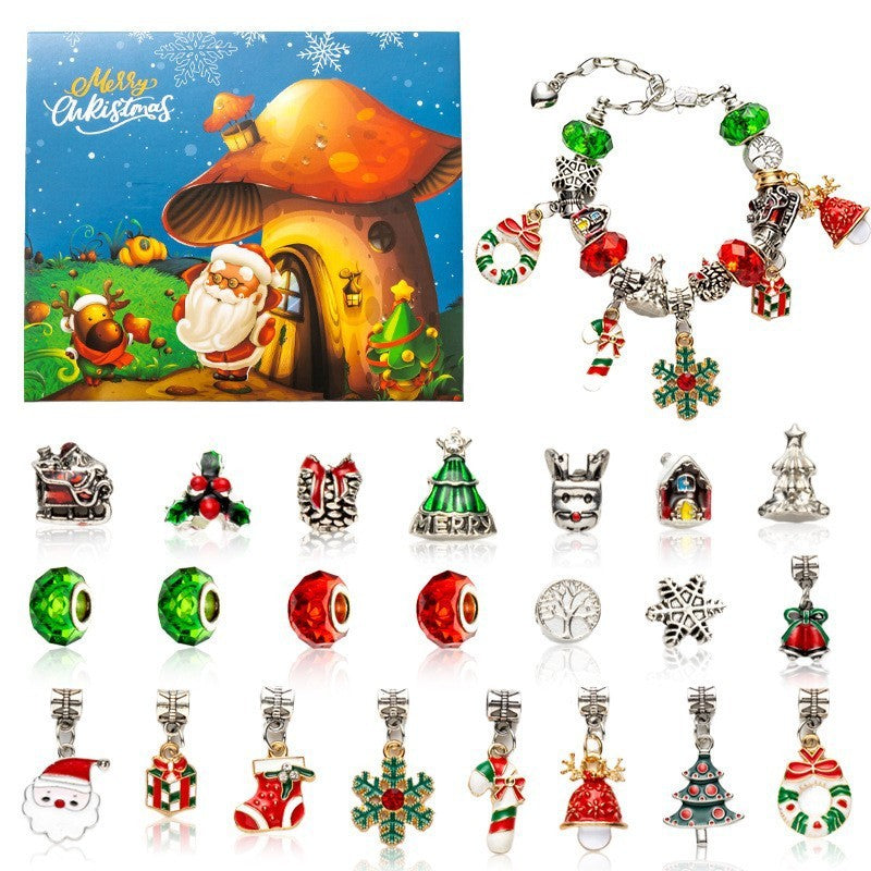 Diy Creative Children's Bracelet Ornament 24 Grid Calendar Christmas Blind Box d4b3bbeb a8e2 48ac a9f4 eeb7e848623c