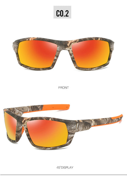 Polarized Box Camouflage Tactical Glasses For Male And Female Cycling Sports