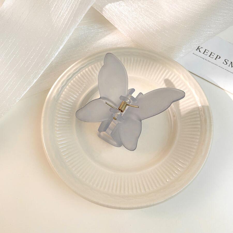 Korean Super Fairy Butterfly Hairpin Frosted Shark Headgear d4bddefc 4627 45cd 9a1a aa9623c87cd6