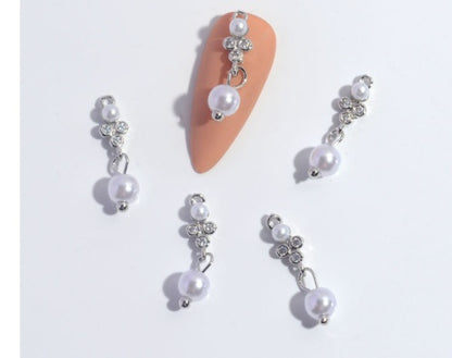 Nail Ornament Zircon Flower Tassel Chain d4d0ba17 7530 4014 9acd 4bedaa18e911