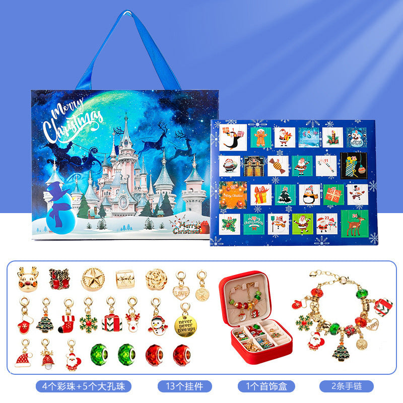 Diy Creative Children's Bracelet Ornament 24 Grid Calendar Christmas Blind Box d4d9ec73 6376 48ac a83b 3f5ccd4b6923