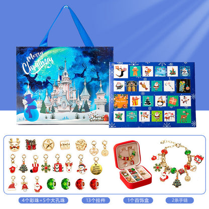 Diy Creative Children's Bracelet Ornament 24 Grid Calendar Christmas Blind Box d4d9ec73 6376 48ac a83b 3f5ccd4b6923