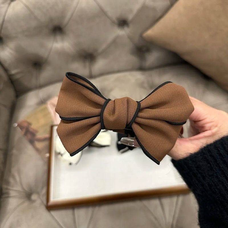 Autumn And Winter Maillard Bun High Ponytail Bow Claw Clip d4dcf183 3f1d 4dad a267 313bcf771d22