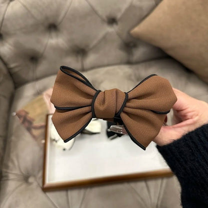 Autumn And Winter Maillard Bun High Ponytail Bow Claw Clip d4dcf183 3f1d 4dad a267 313bcf771d22