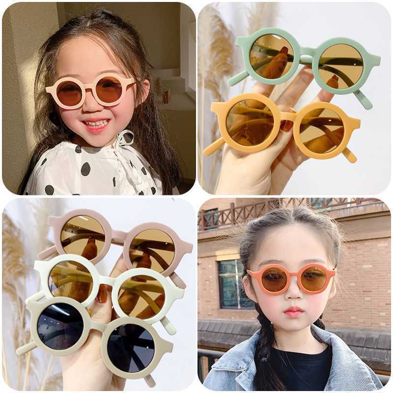 Children's Sunglasses Baby 1-5 Years Old Retro Korean Version Cute Sunscreen d4e23d02 df53 4bd3 a54a d01a25776ec1