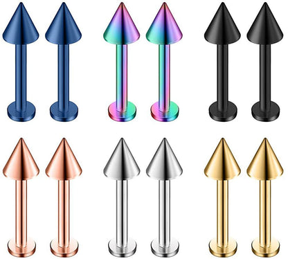 Men's And Women's Titanium Steel Flat Bottom Rod Lip Nails d4f4a2d8 2bda 4a07 8320 a9e6f7e74a37
