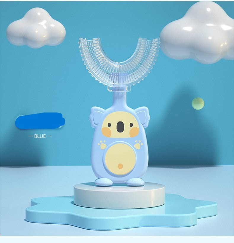 Zhuanzhuanxiong Manual Children's U-shaped Toothbrush Silicone Toothbrush Baby d4f8a914 2bce 4537 a27f 18622dae7ba4