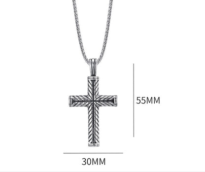 Men's Stainless Steel Casting Cross Pendant Necklace d5034476 3a55 40f8 8ea6 29696f6c4bab