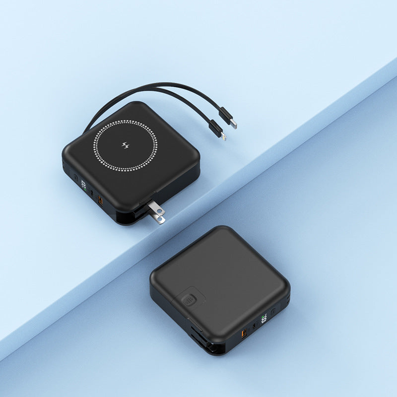 Magnetic Wireless Power Bank Five-in-one - 图片 4