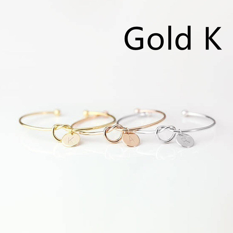 European And American Fashion Dead Knot Letter Bracelet d53dd824 5b7b 4fef b42c c307d13d5030