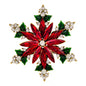 Glass Christmas Snowflake Brooch d547934a 3df9 443e 9667 bc4b97505f8e