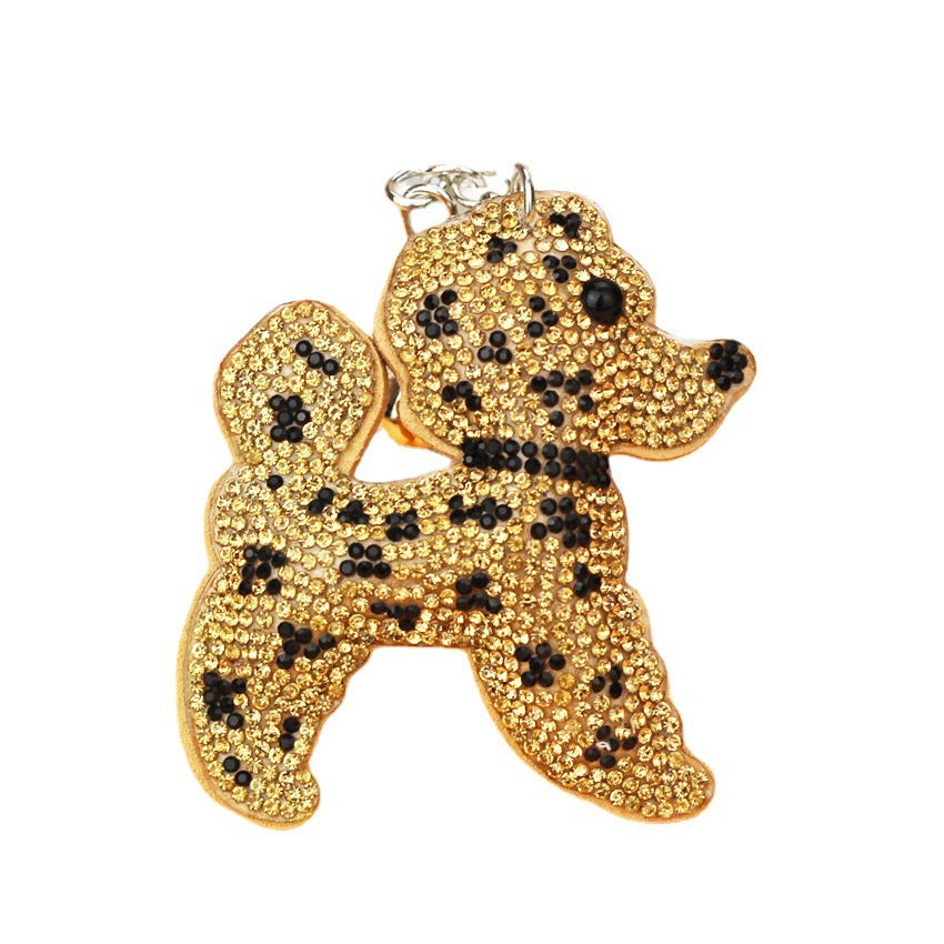 Women's Fashion Flannel Tassel Two-tone Dog Keychain d5681b9a d2c3 4886 a3a0 d2ffb980ebcf