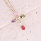 Copper Micro Zircon-laid Necklace Multicolor Cross Pendant Hip Hop Necklace Clavicle Chain d576152a da60 4f82 b772 94ec53681a