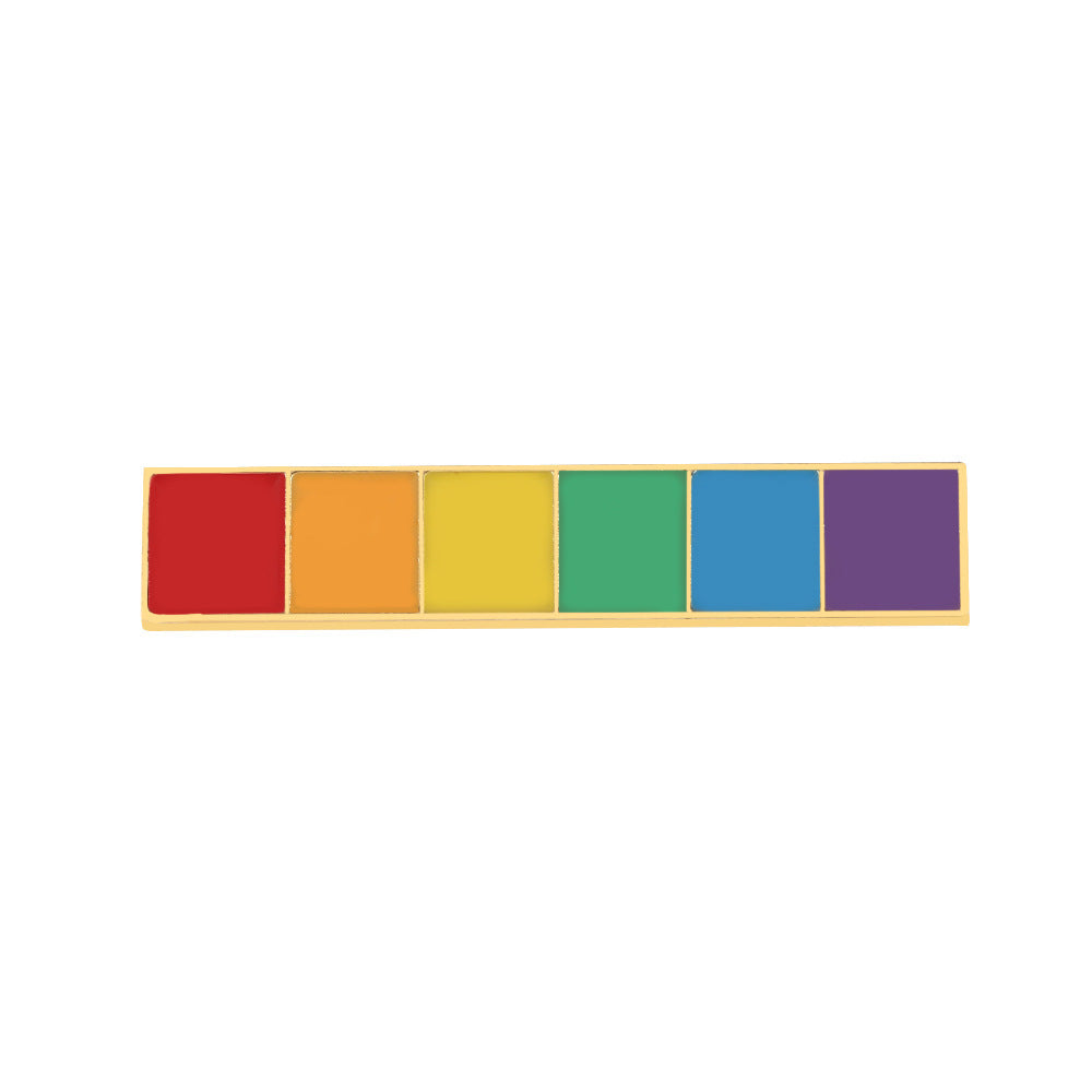 New Creative European And American Six Color Rainbow Brooch d57ab98c 5fa9 474c bd07 21487d3b17e5