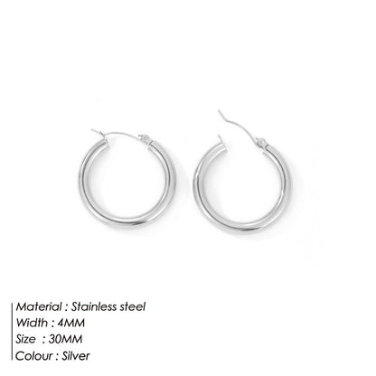 Simple Round Hoop Earring Personality d57e855a 569c 4c23 b323 5b9d7cd3bcae