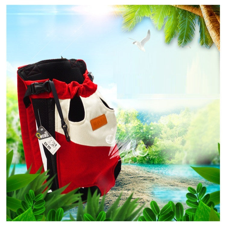 Portable Breathable Comfortable Pet Four-leg Canvas Backpack d58c1cd1 5793 4eb3 99c9 9ac2681f4199