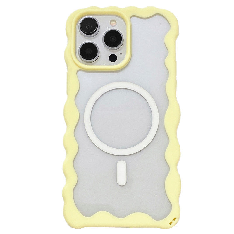 Transparent Magnetic Niche Phone Case - 图片 5