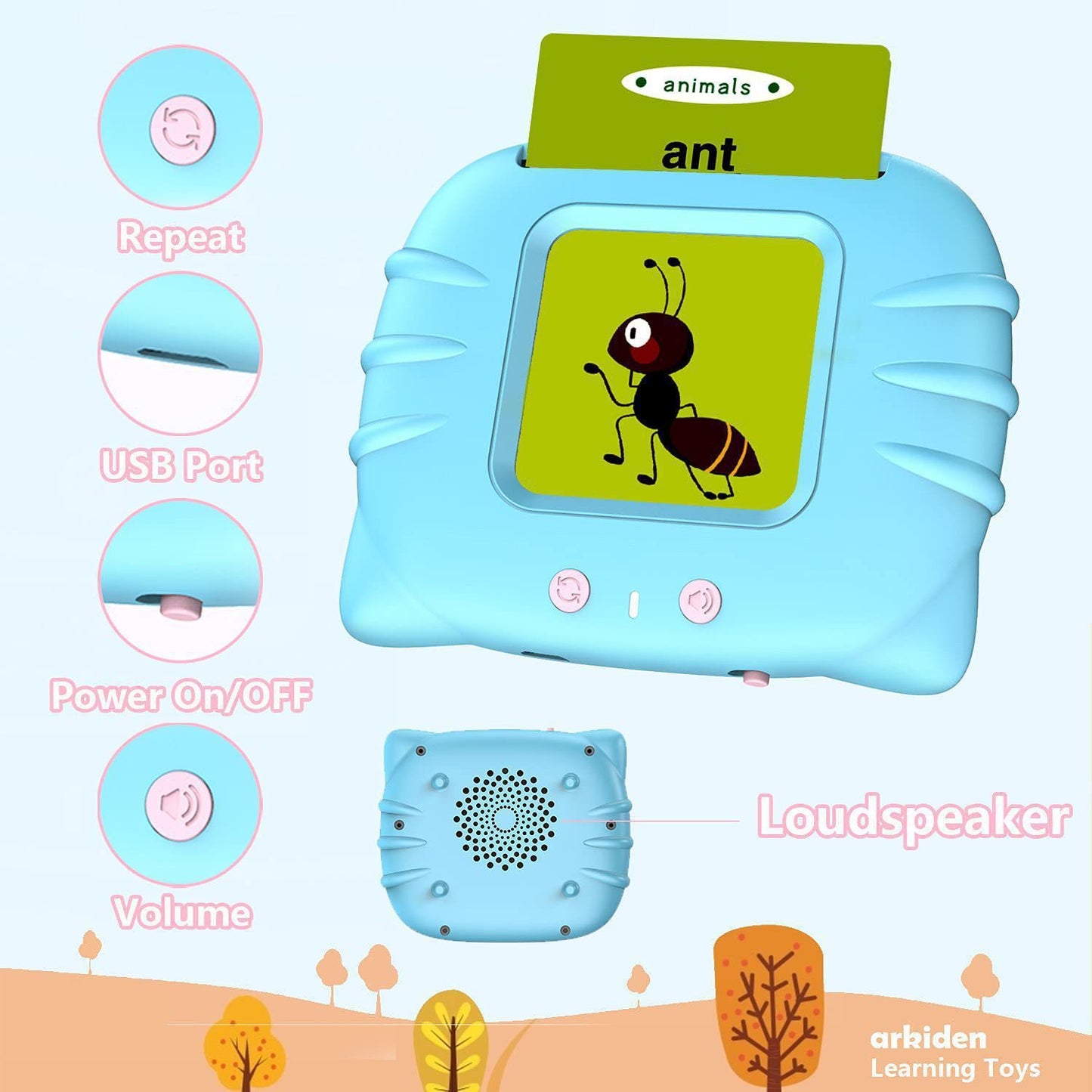 Children's Enlightening Early Education Smart Pure English Card d5a1b5f4 c10c 467b ae9f 531645aa4924