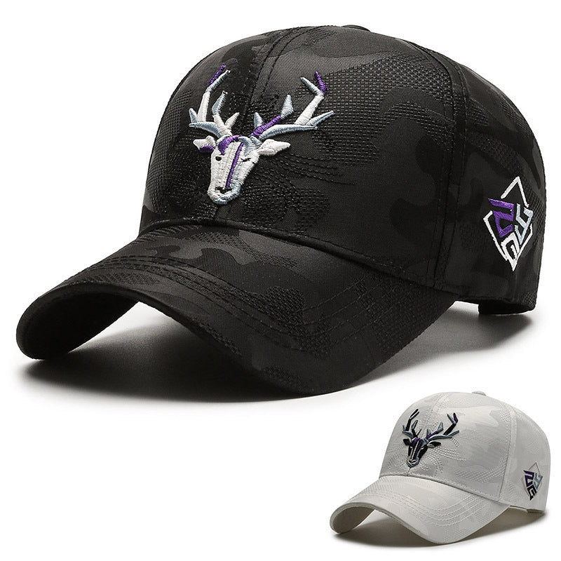 Embroidery Hat Elk Peaked Cap d5a23ffd ef54 47e6 ae91 cbd06540abd0