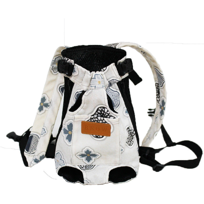 Portable Breathable Comfortable Pet Four-leg Canvas Backpack d5abaedc 55ca 4cbc b057 681b4f6c7195