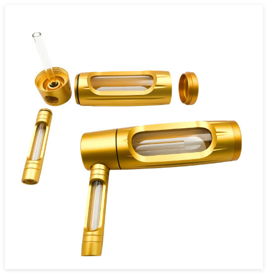 New 150mm Portable Aluminum Alloy Glass  Pipe d5b69290 a3ec 478c 8163 d625ec5e978b