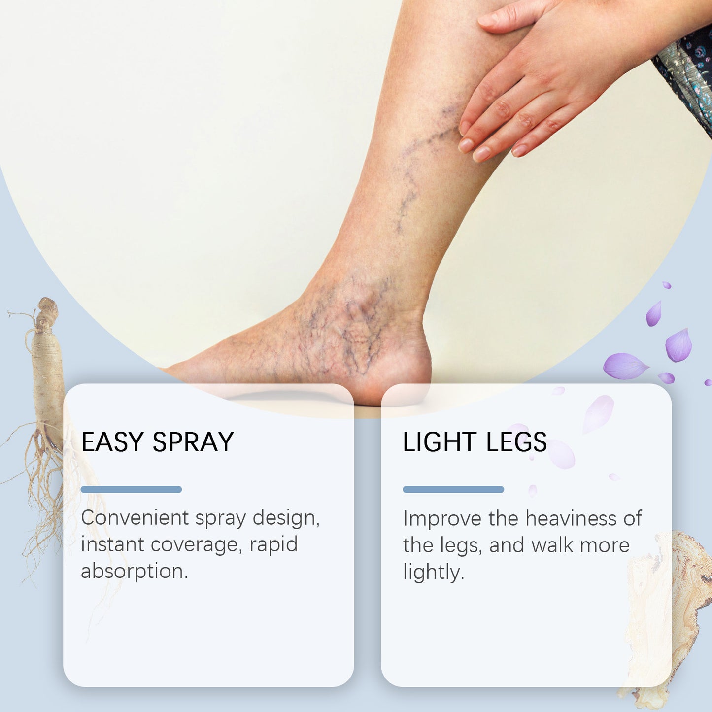 Leg Tension Relieving Swelling And Soreness Vein Care Spray d5c78f67 2596 4ff6 b446 3641ee4810b4