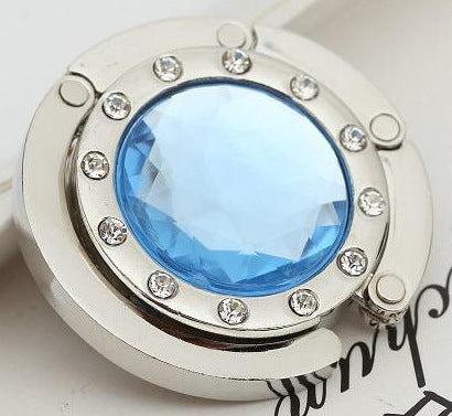 Portable And Practical Folding Crystal Bag Hanger d5cfa5c9 183e 4f9b 8690 18a9bc55aaa2