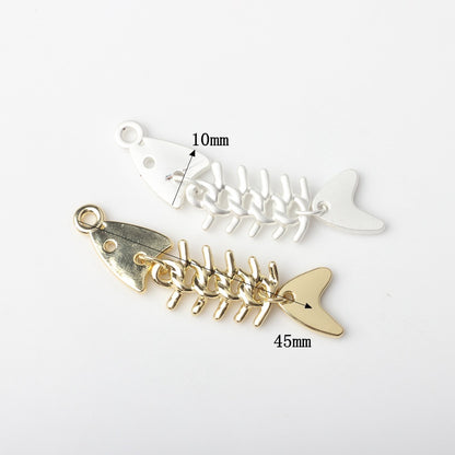 Creative Alloy Fishbone Small Pendant Diy Earrings Necklace Bracelet Jewelry Accessories d5d2d71b 40a0 4ea7 9205 31f6a26a8272