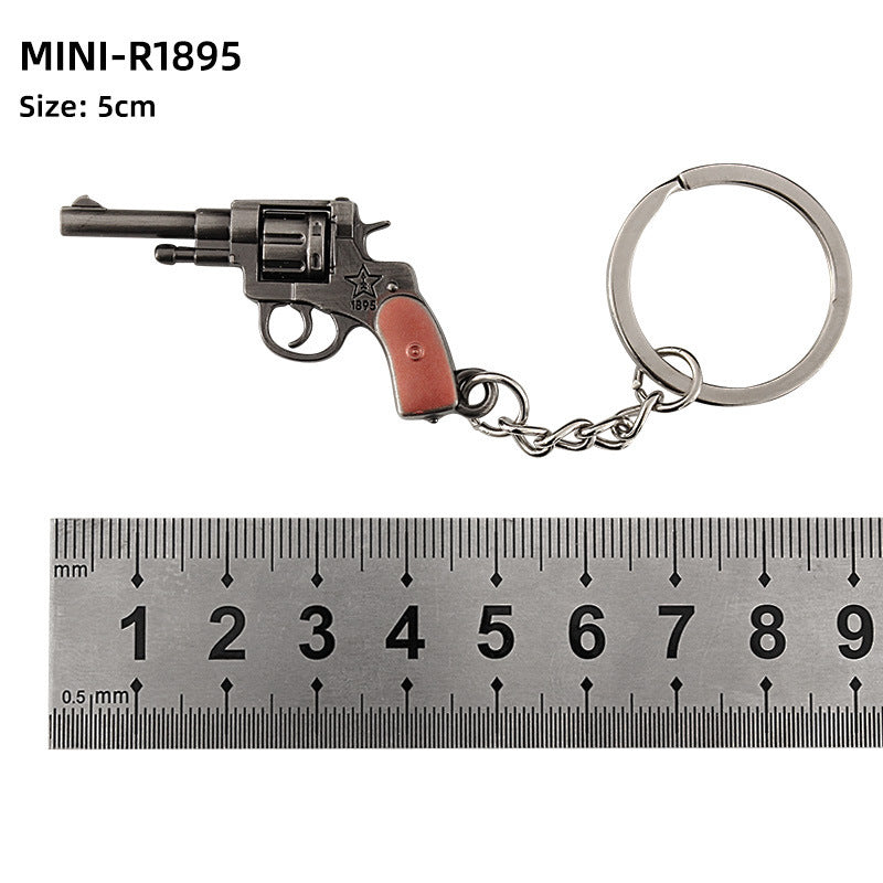 Alloy P92 Model G17 Sand Eagle Left Wheel Keychain d5e92c39 81bb 4371 b532 c9c30be824e9